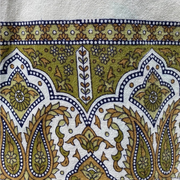 Sage Green Cotton Hippie Skirt - Picture 6 of 16